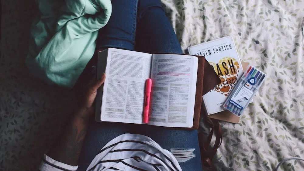 Person reading