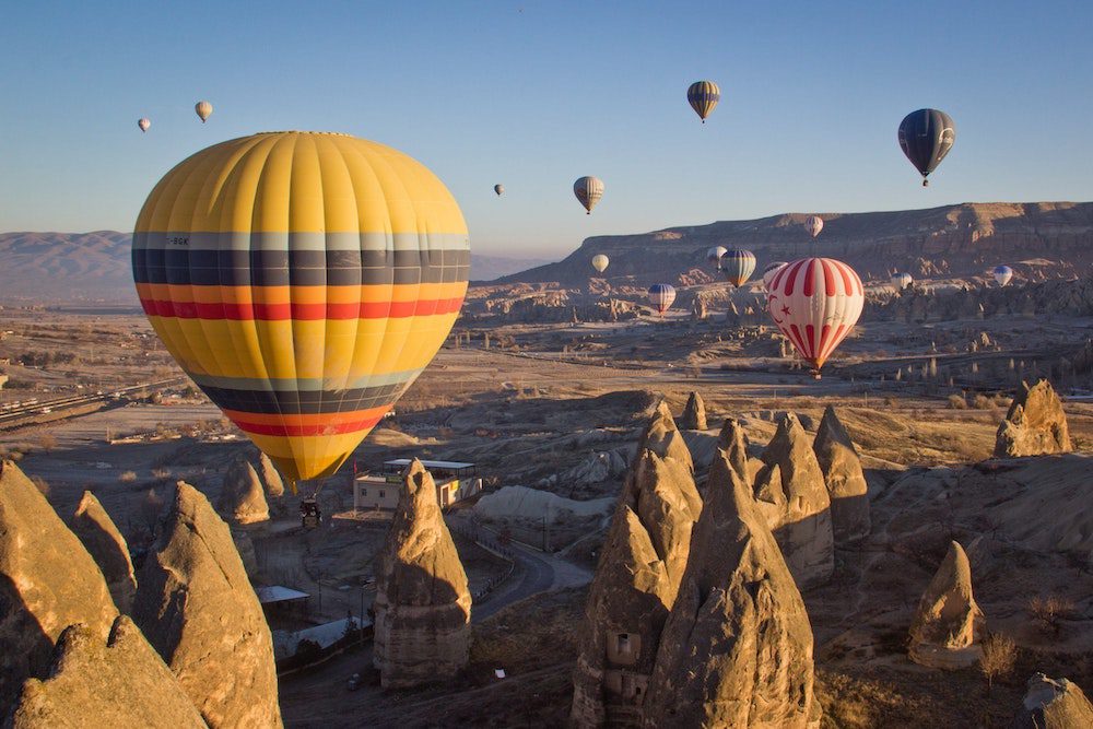 Hot air balloons in Turkey for the ultimate bucket list