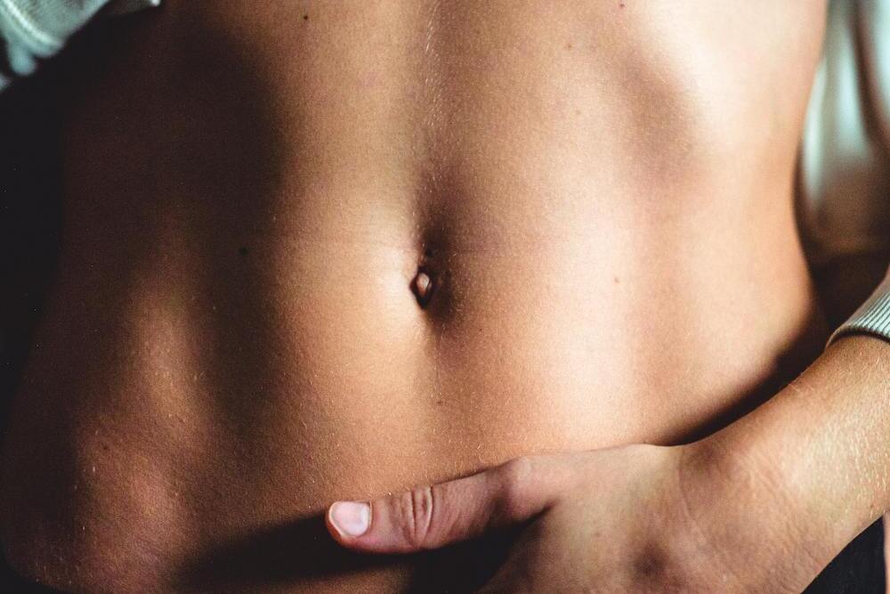 Woman's stomach