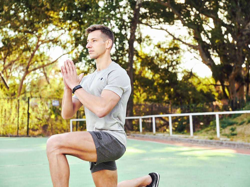 Lorenzo Delano exercising for muscular endurance