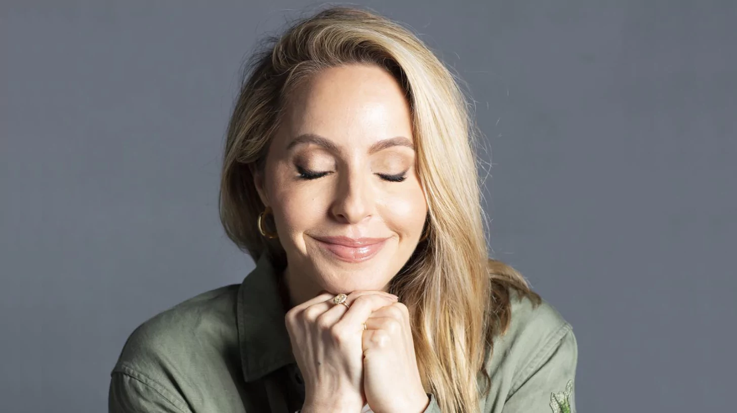 Gabby Bernstein, New York Times bestselling author and host of the @deargabbypodcast giving tips on grounding techniques for anxiety