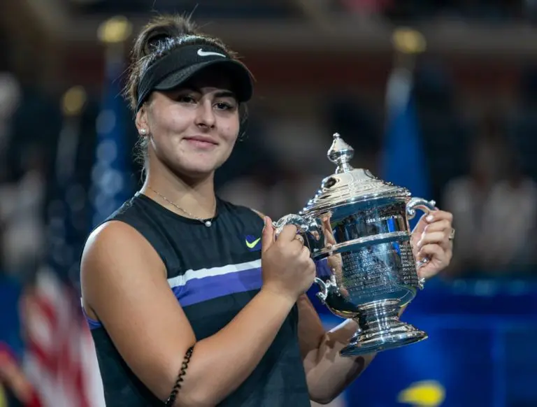 Bianca Andreescu meditation on holding the 2019 U.S. Open trophy