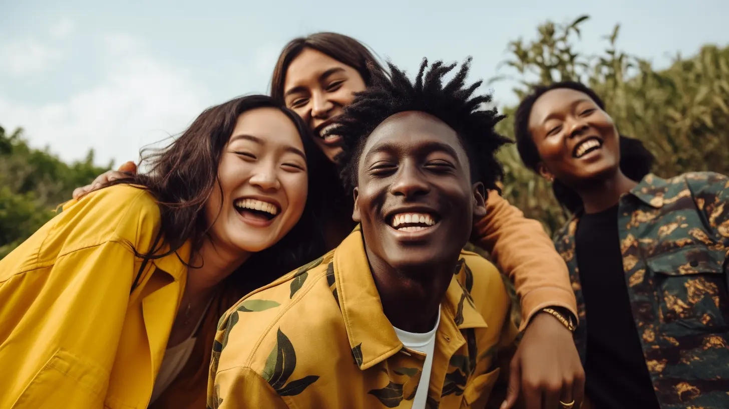 A group of happy friends