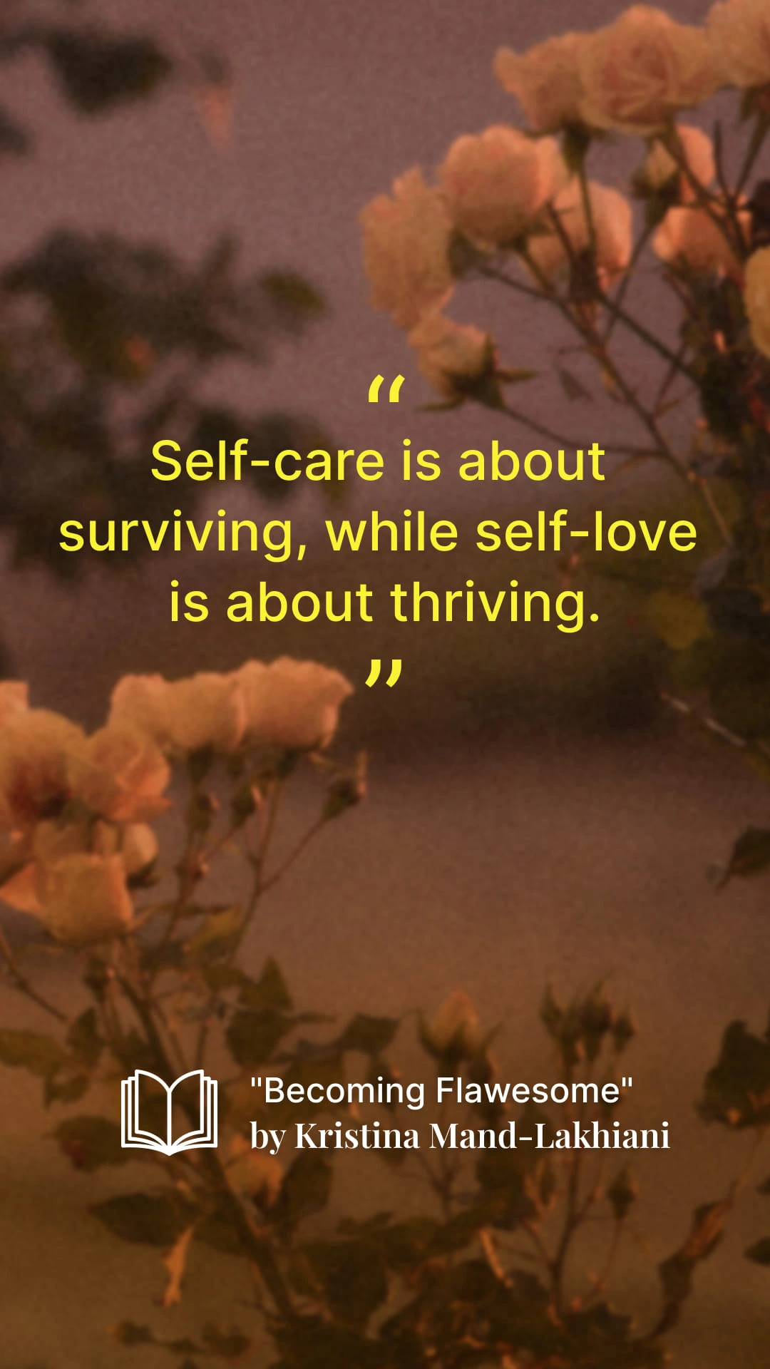 Kristina Mänd-Lakhiani quote about becoming a self-care advocate