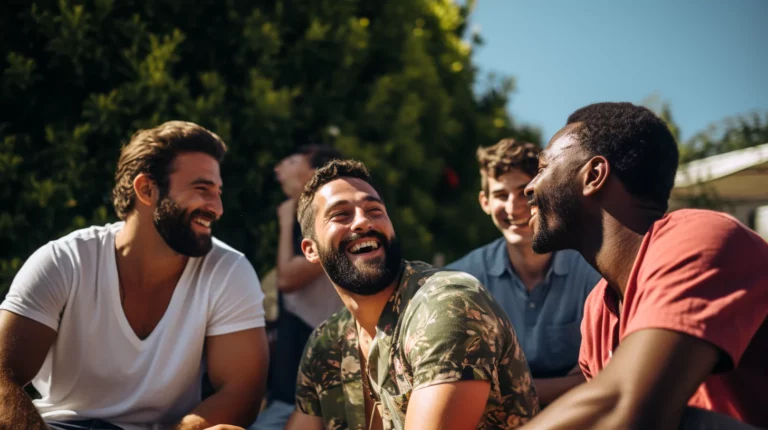 A group of men embodying the male archetypes