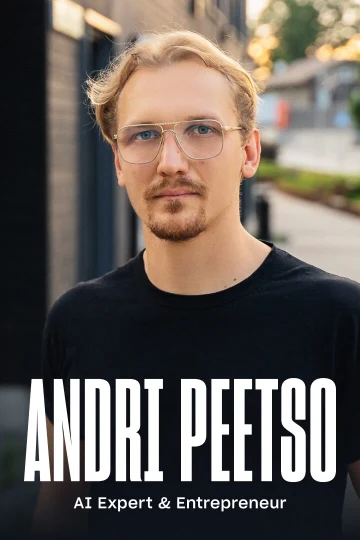 Andri Peetso, AI expert and entrepreneur