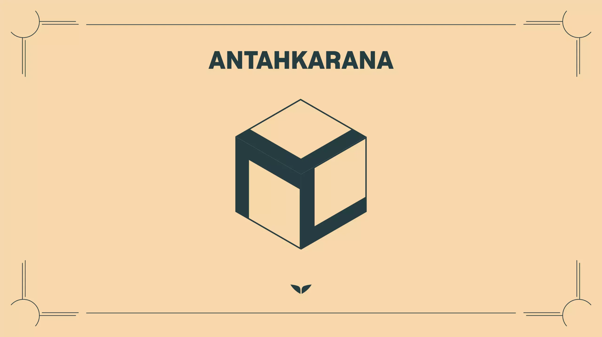 Custom graphic of the spiritual symbol, Antahkarana