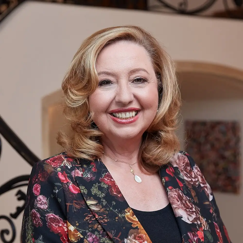 Agapi Stassinopoulos, Mindvalley trainer and world-renowned spiritual teacher