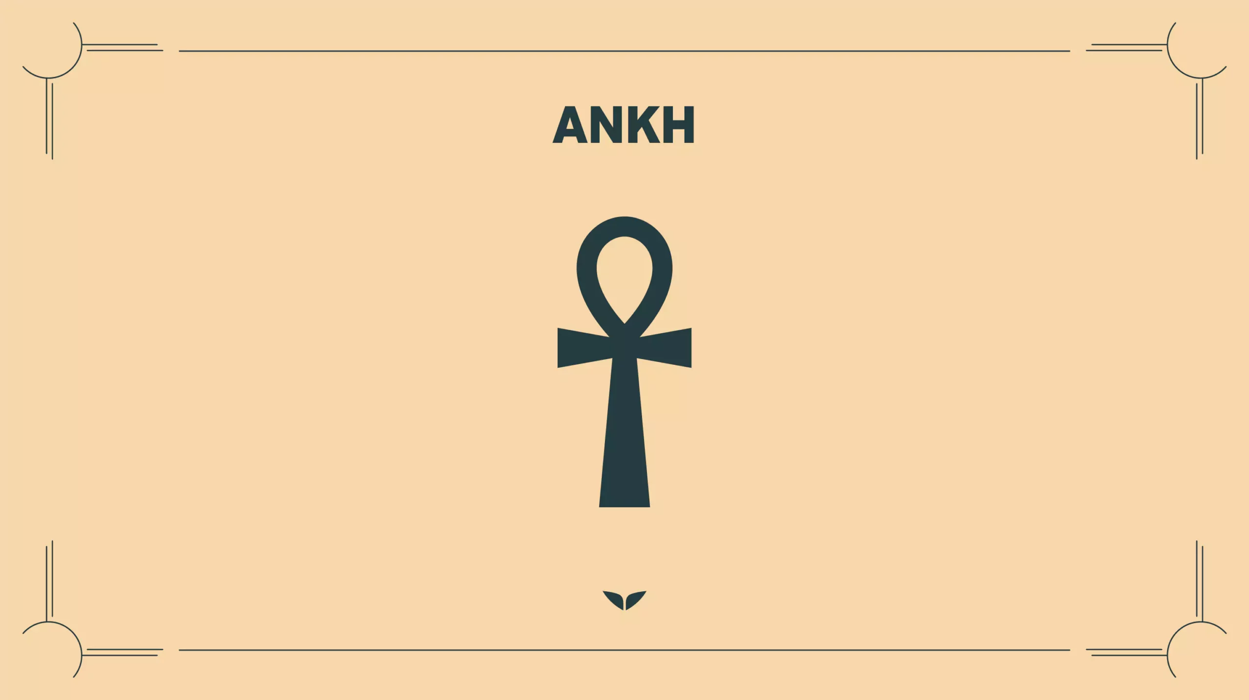 Custom graphic of the spiritual symbol, Ankh