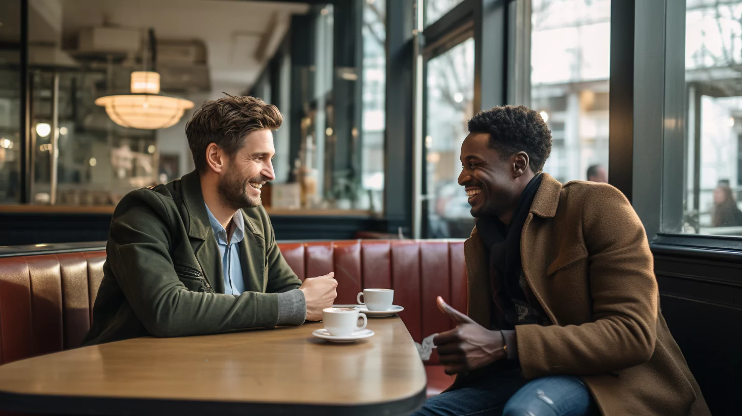 Two men in a coaching conversation