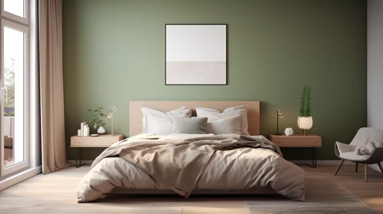 A bedroom using feng shui to remove negative energy