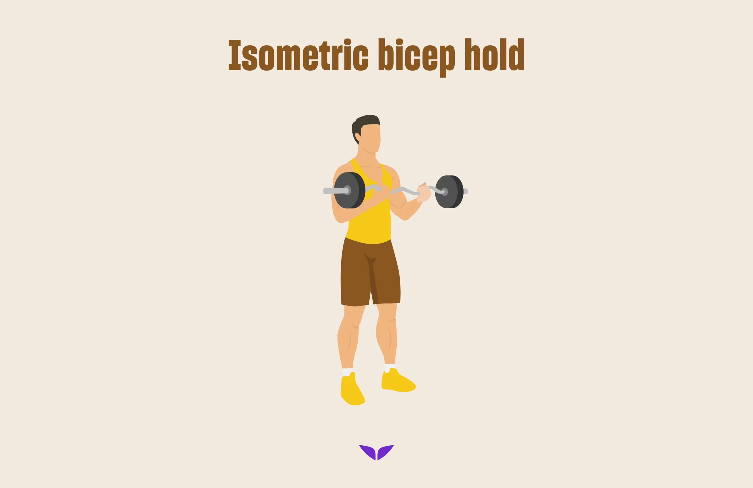 Isometric bicep hold