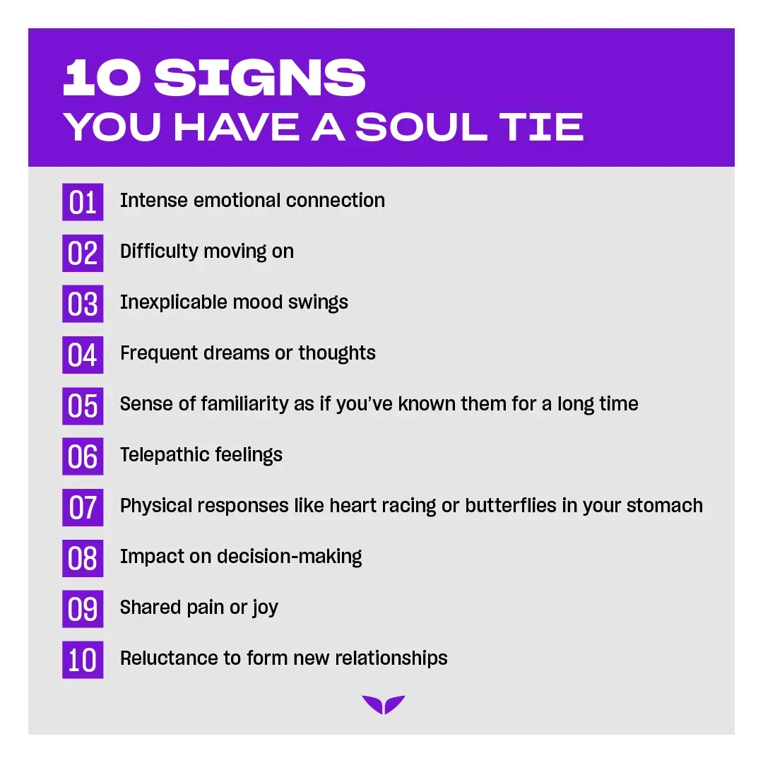 Signs you have a soul tie