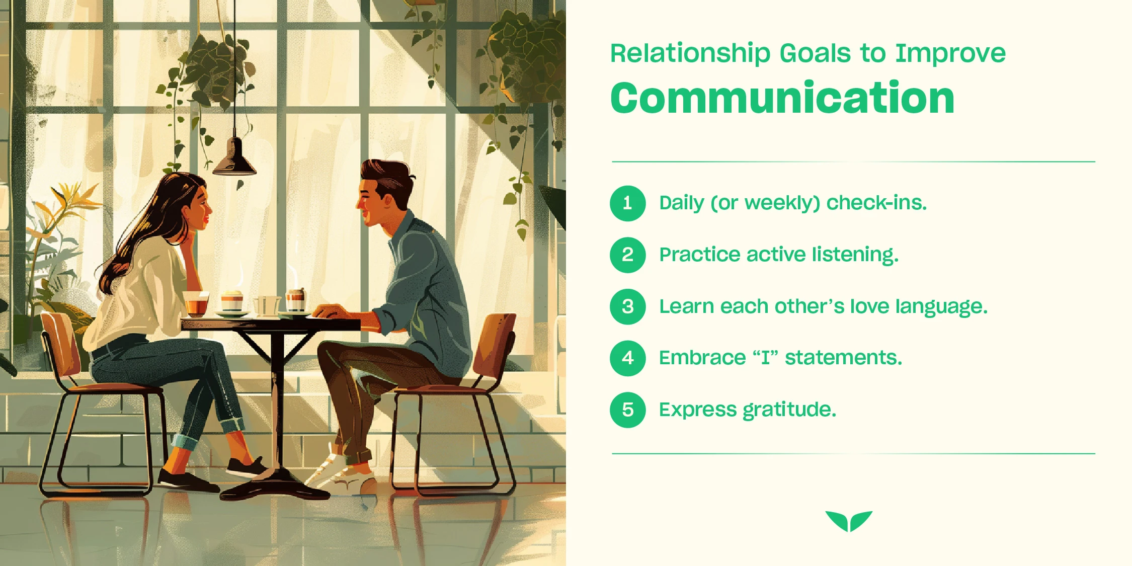 Relationship goals to improve communication