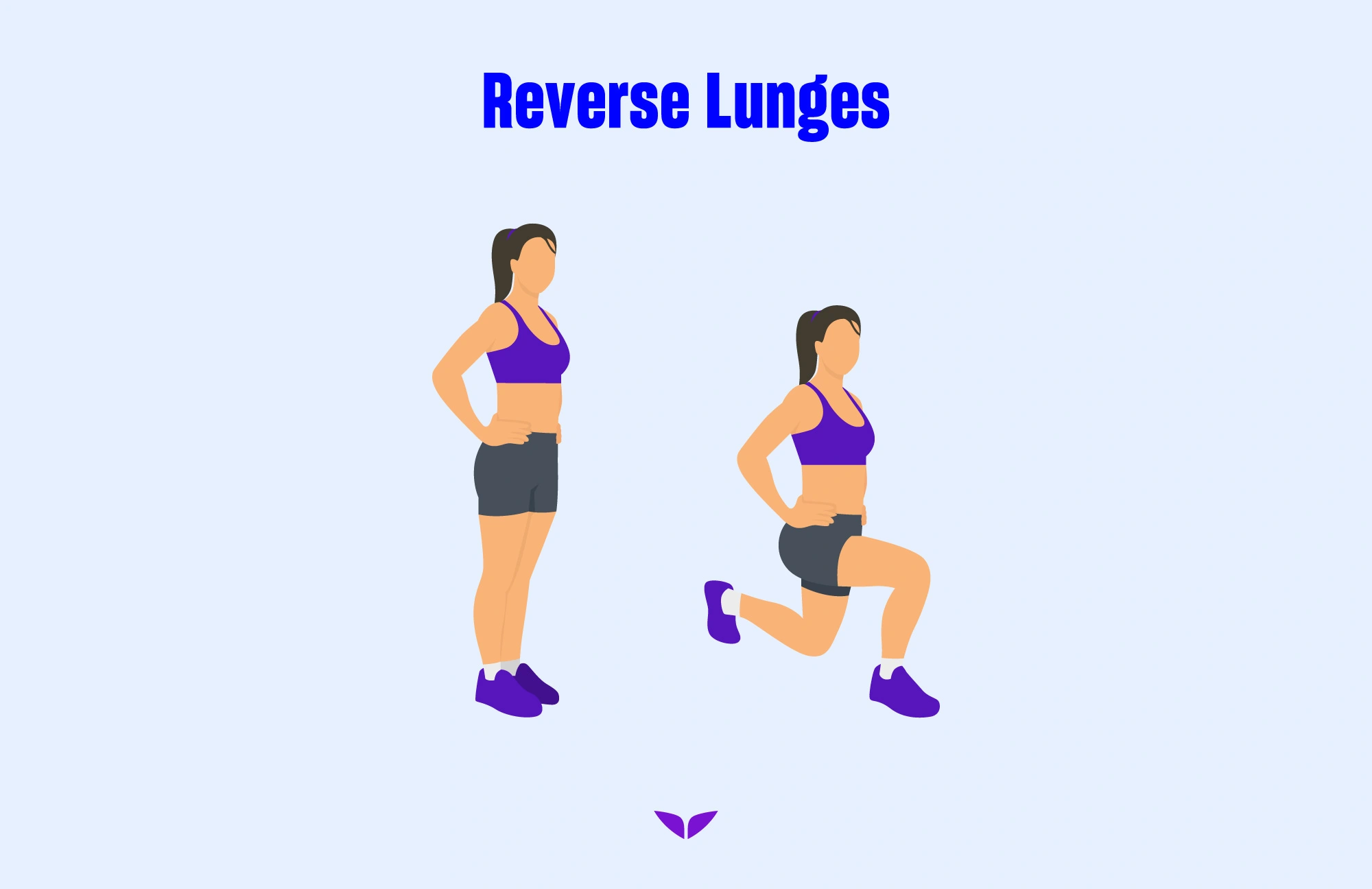 Leg workouts: Reverse lunges