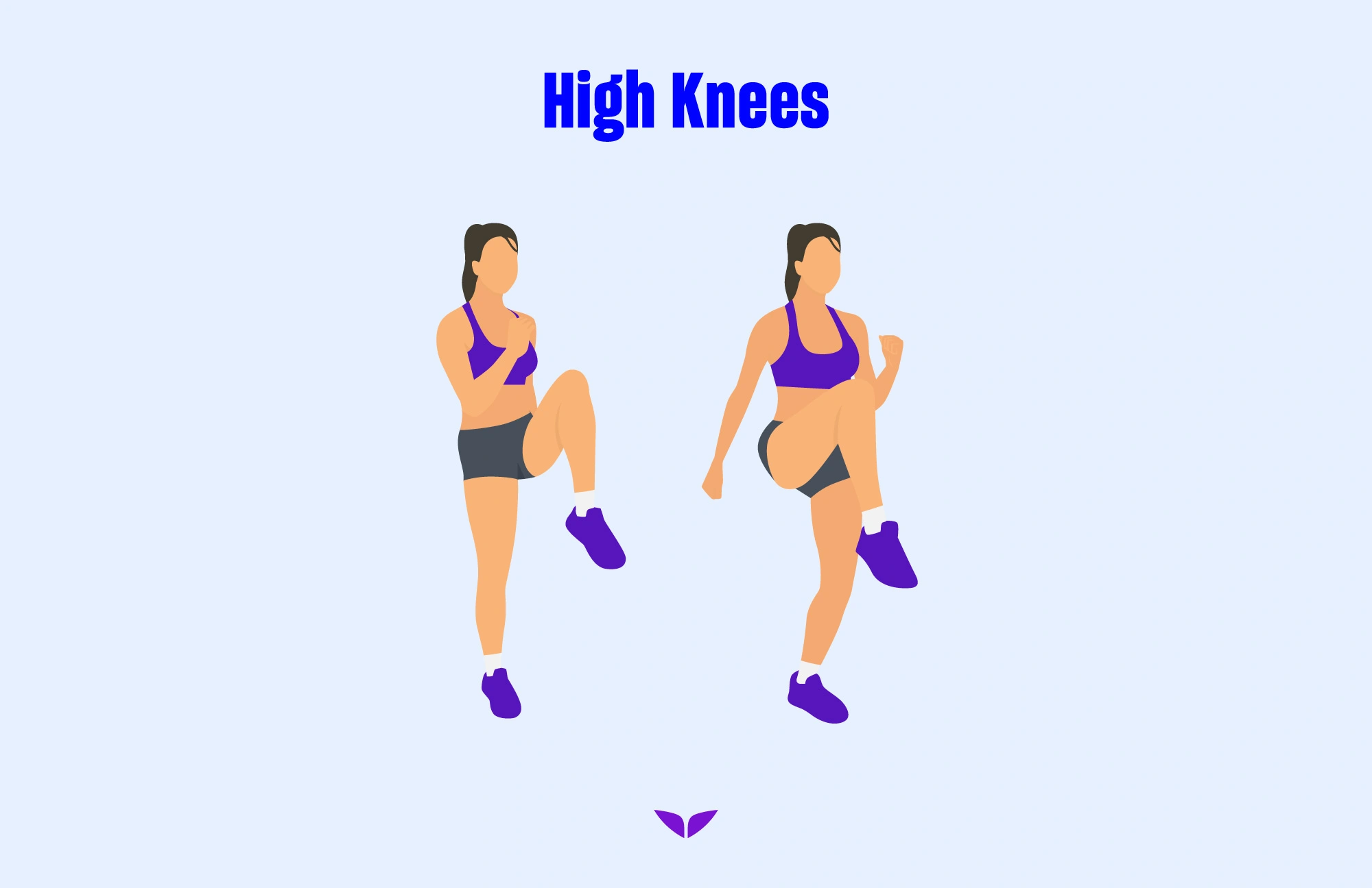 Leg workouts: High knees