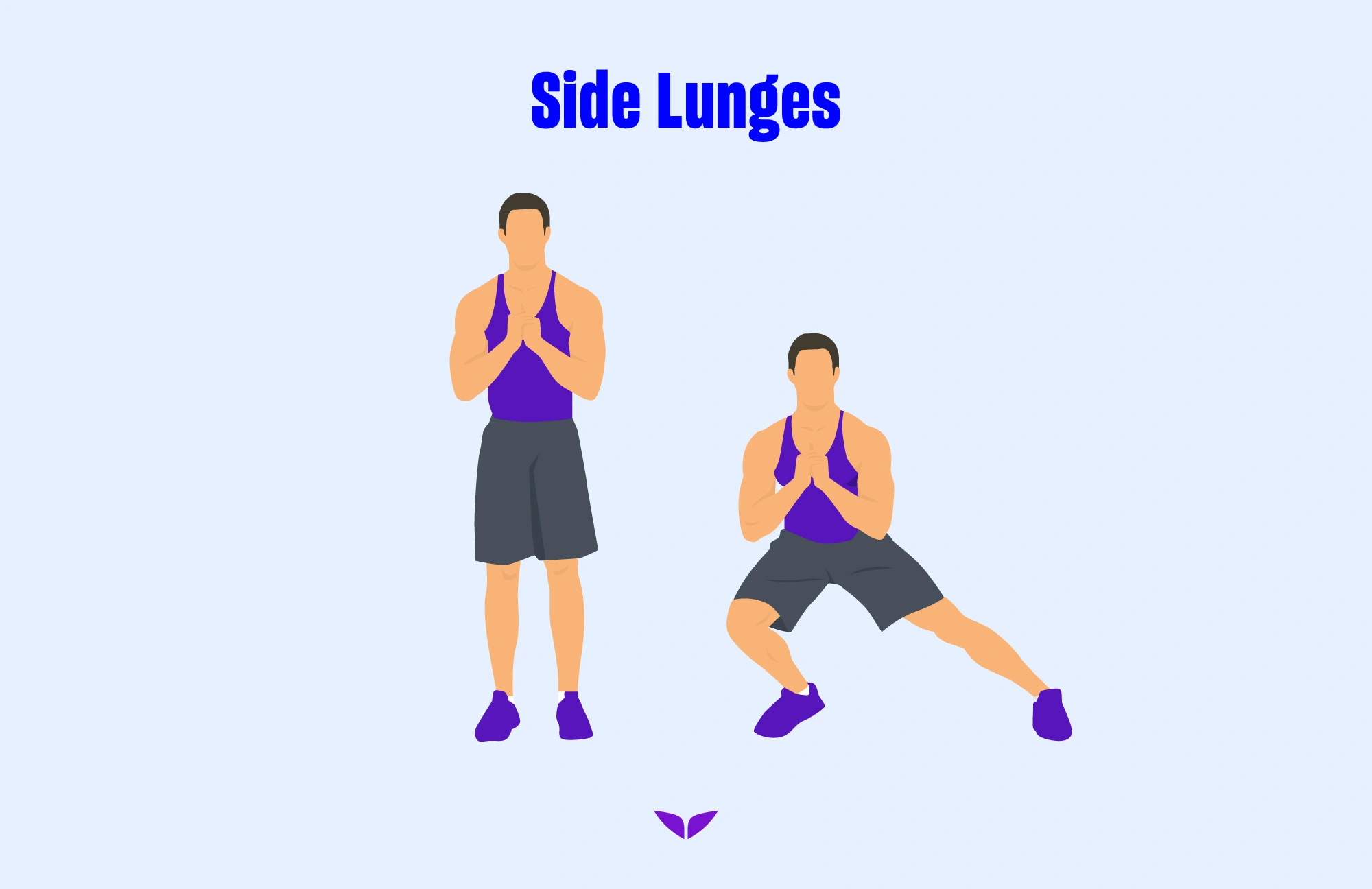 Leg workouts: Side lunges