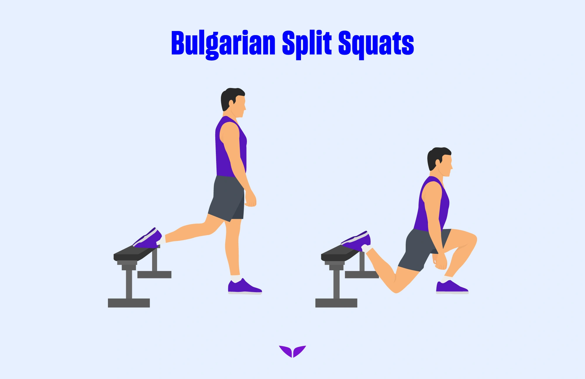 Leg workouts: Bulgarian split squats