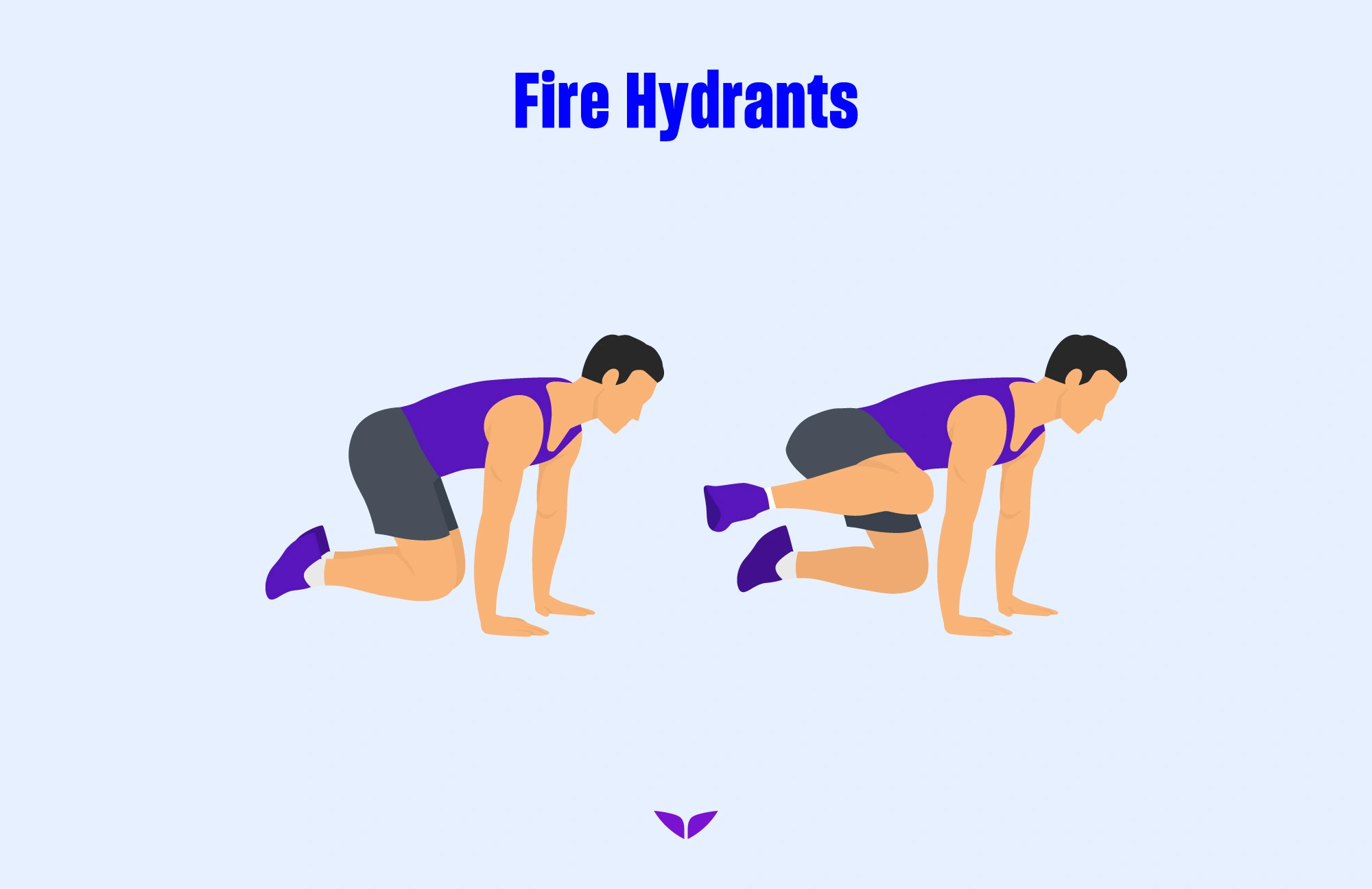 Leg workouts: Fire hydrants
