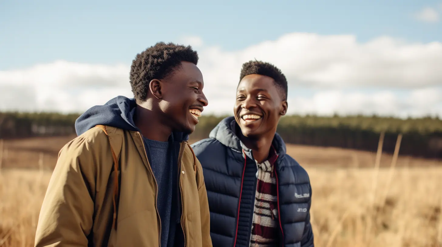 Two men in mindful communication with each other