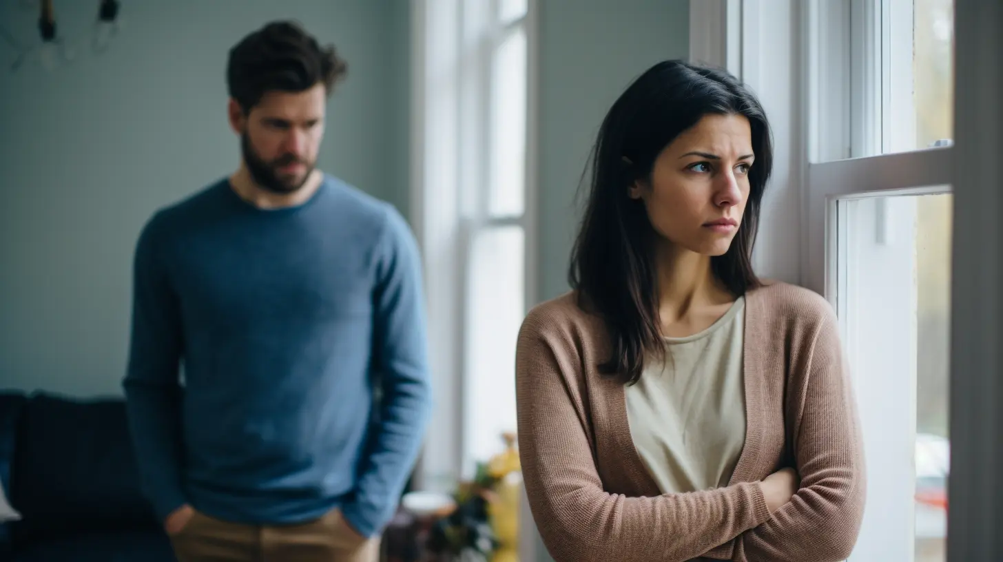 A man learning how to respond to stonewalling from his wife