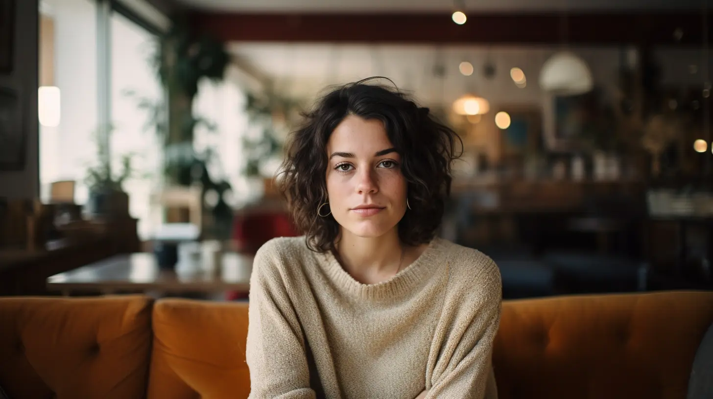 A woman within her window of tolerance