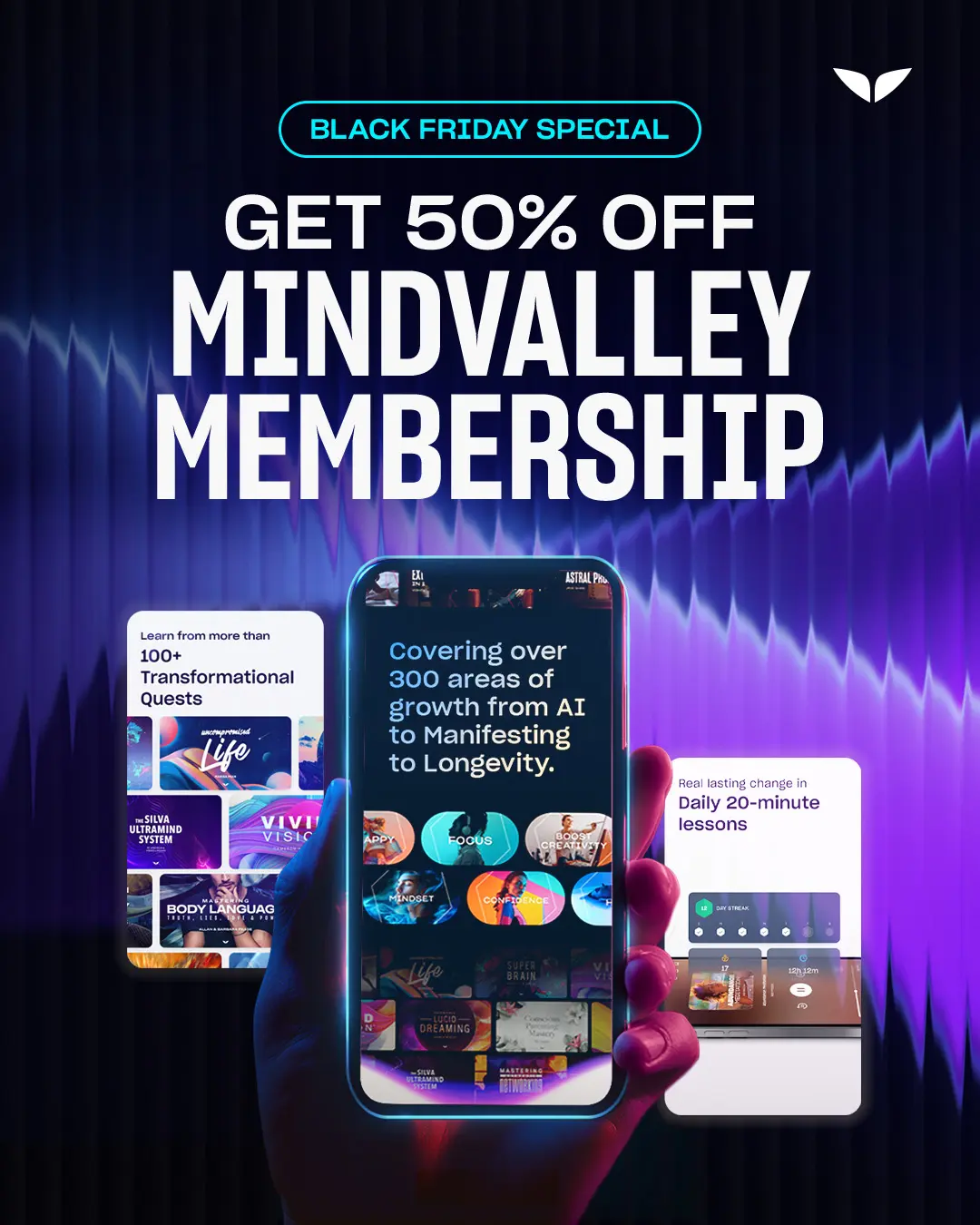 Mindvalley Black Friday sale 2025