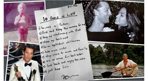 Matthew McConaughey's goals