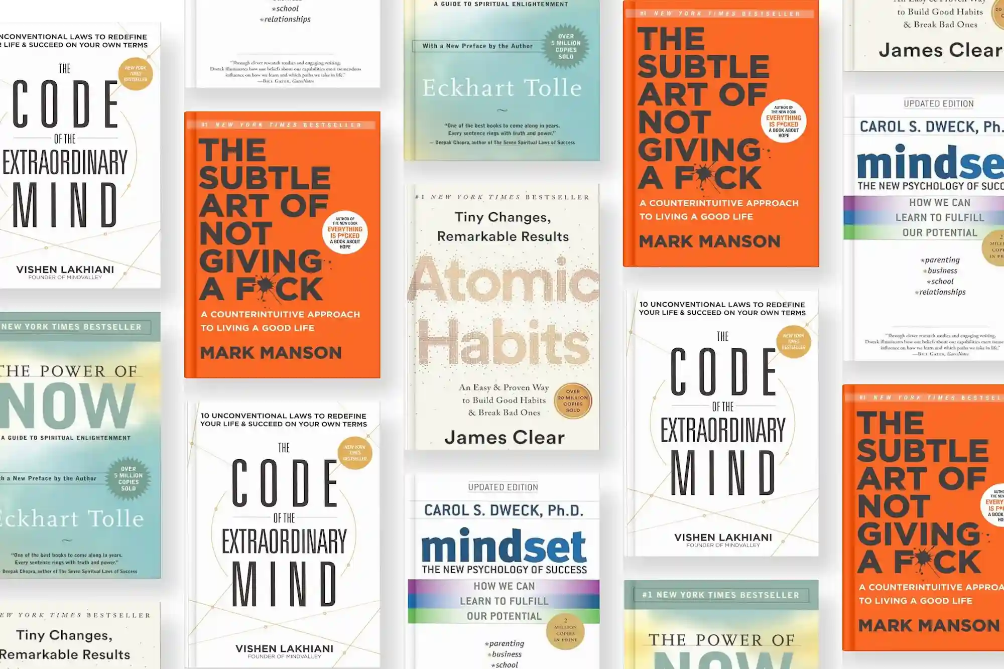 Most popular self-help books