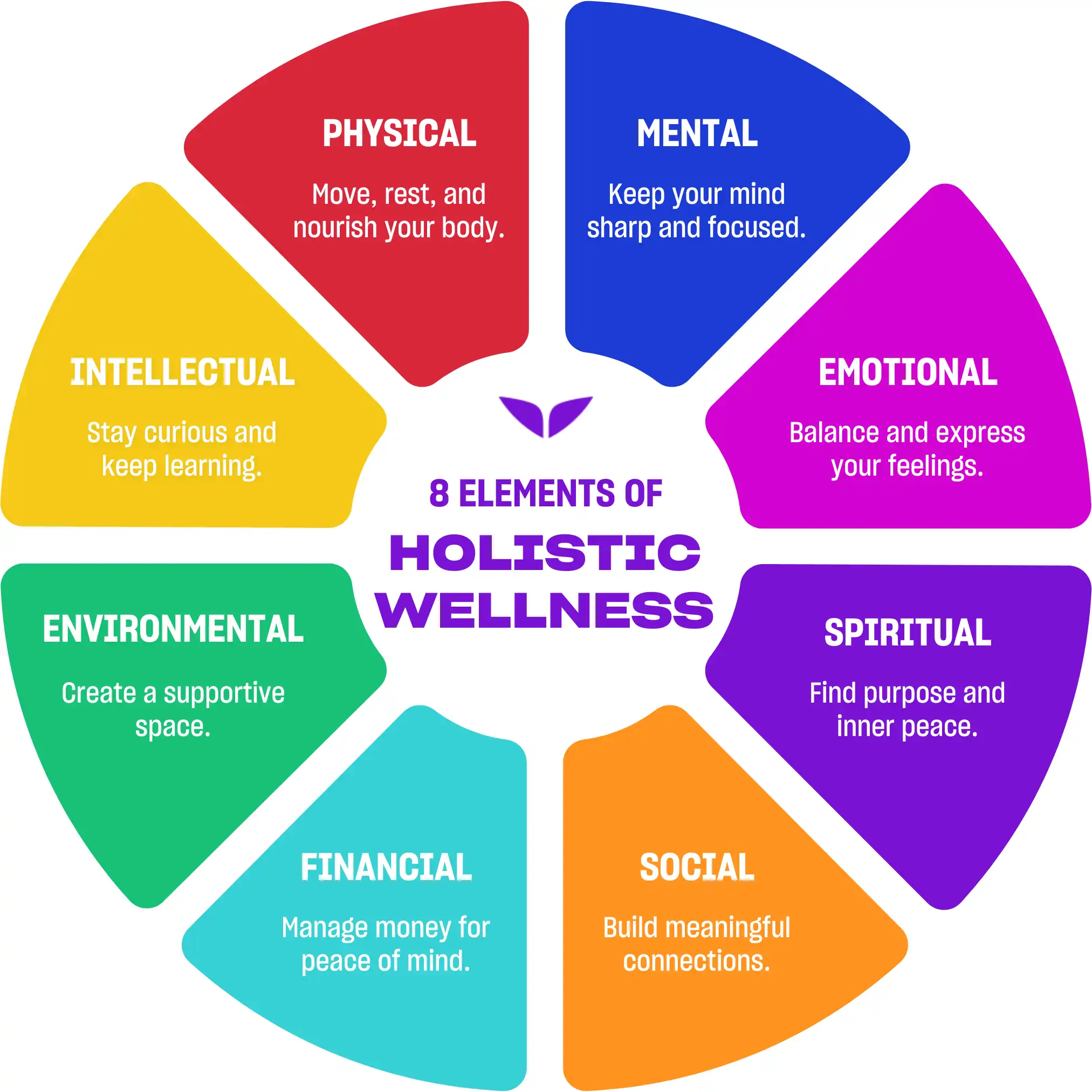 8 elements of holistic wellness