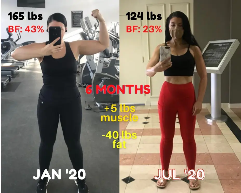 10x Fitness protocol by Mindvalley: the before and after photos of one of the students