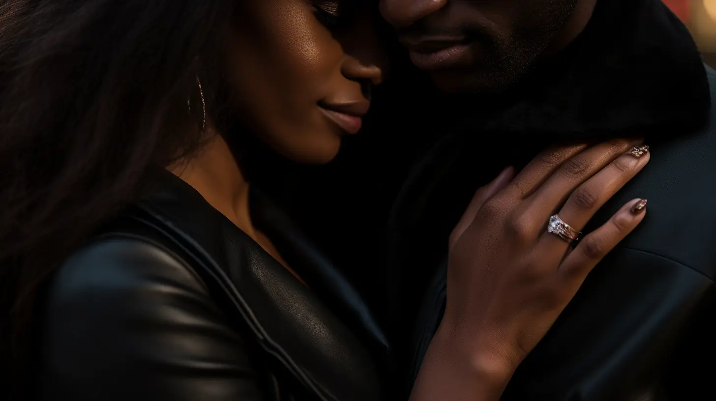A woman learning how to be seductive with a man
