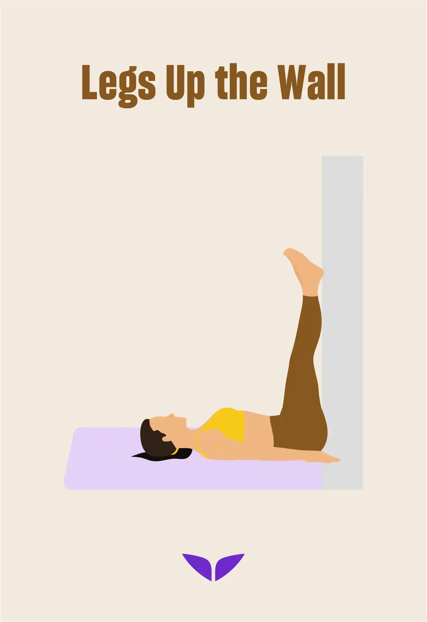 Viparita Karani (legs up the wall)