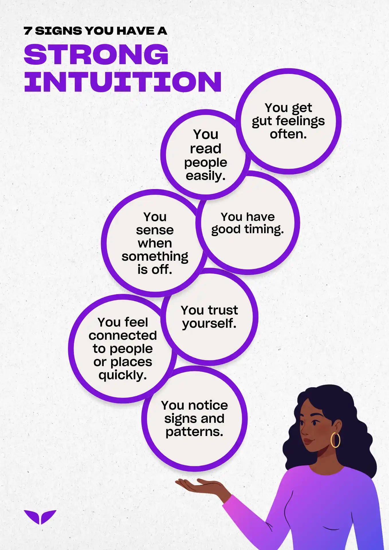 Signs of women's intuition