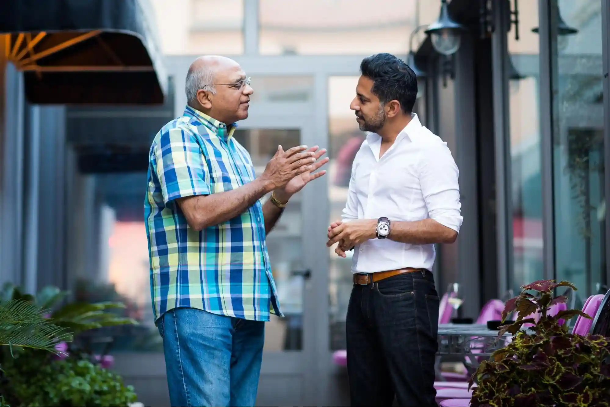 Vishen and Dr Srikumar Rao