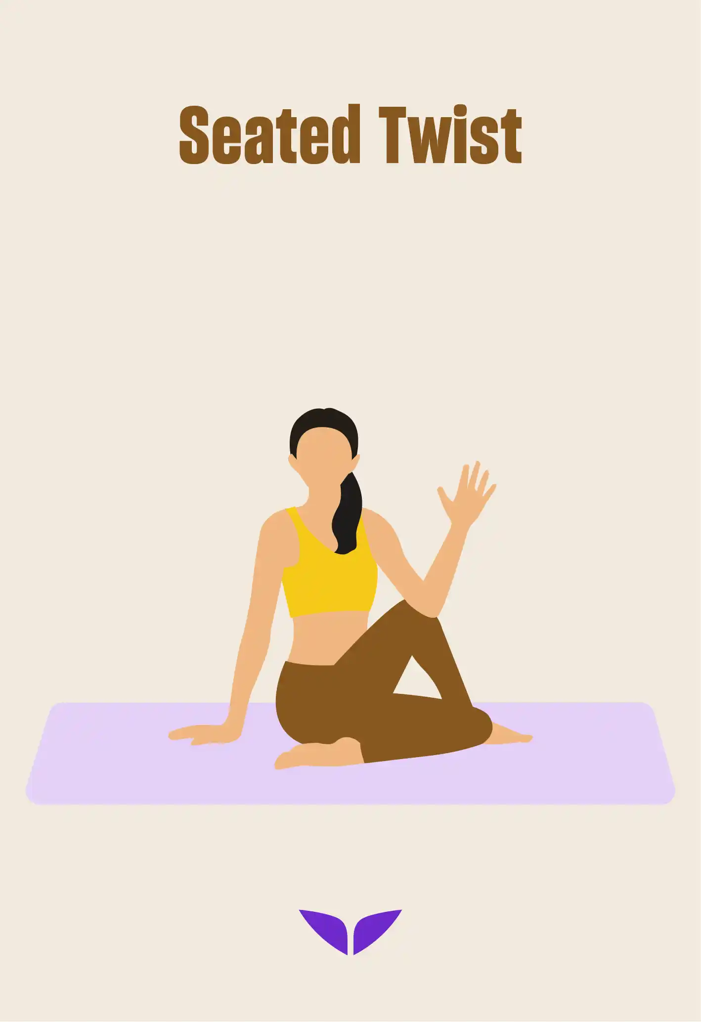 Ardha Matsyendrasana (seated twist)