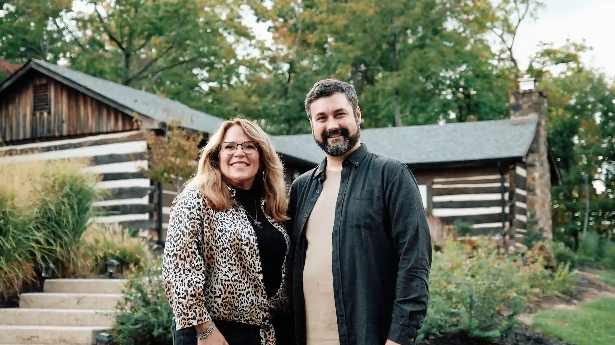 Allyn Evans, CEO of The Monroe Institute, with board member and leading hypnotherapist Luigi Sciambarella