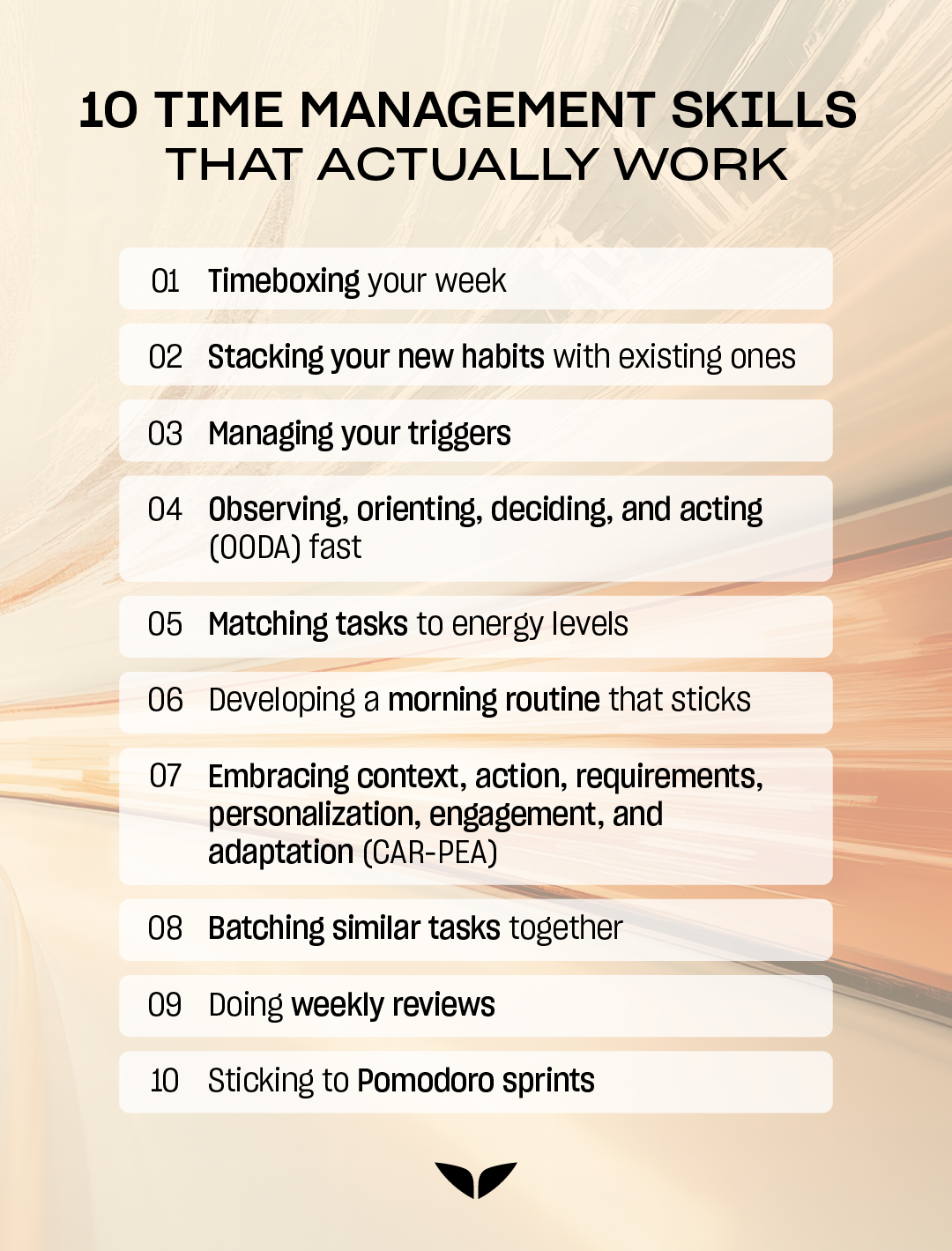 10 time management skills