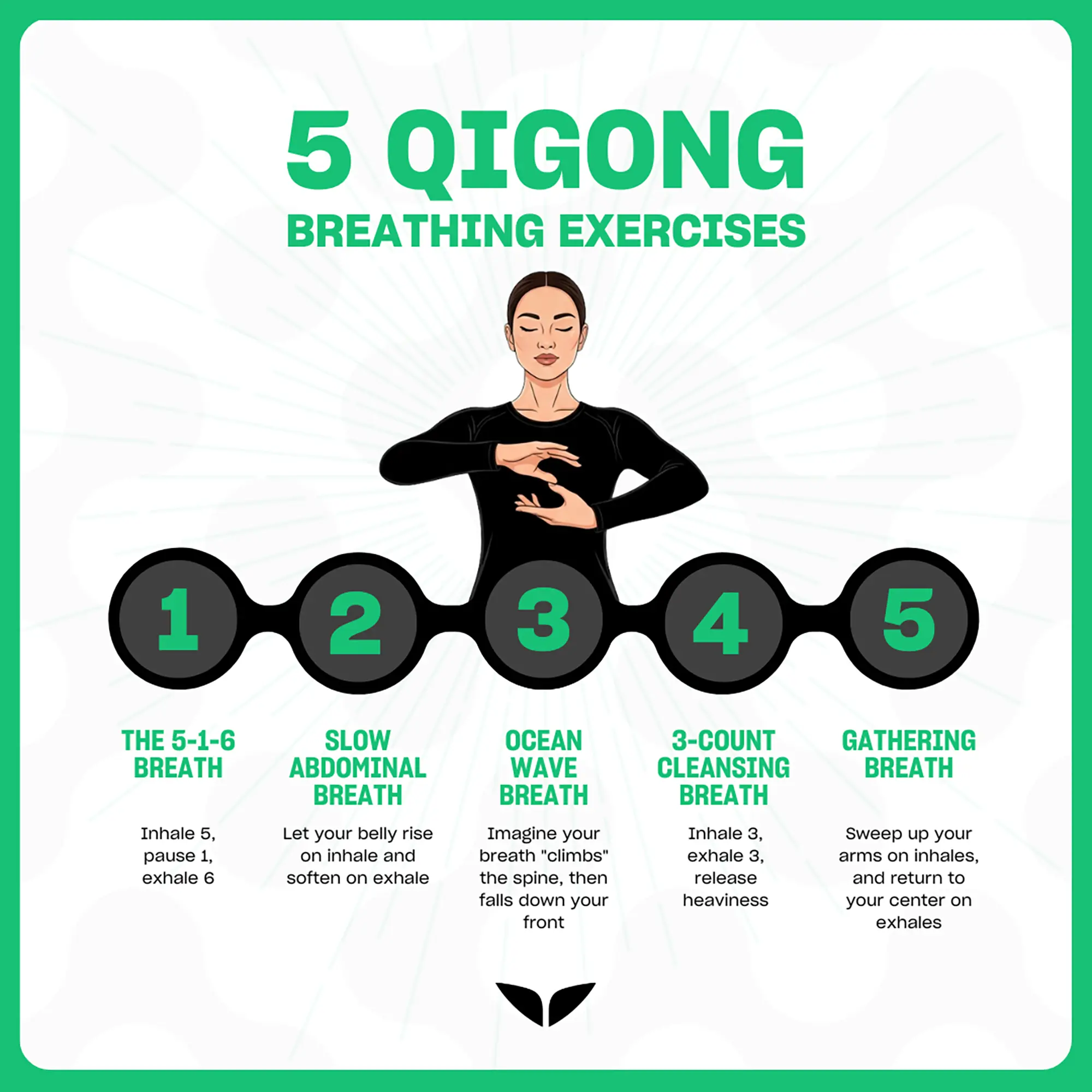 Qigong breathing exercises