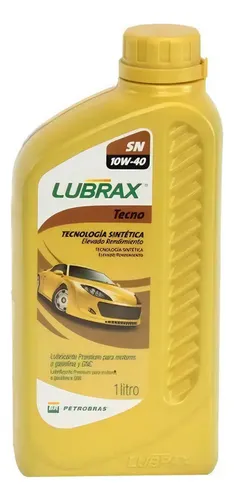 Aceite Motor Lubrax Tecno 10w-40 1 Litro