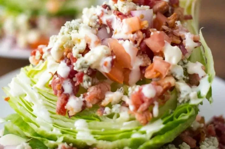 Classic Wedge Salad with Blue Cheese & Bacon