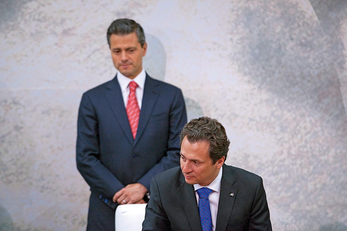 Enrique Peña Nieto, expresidente de México y Emilio Lozoya, ex titular de Pemex