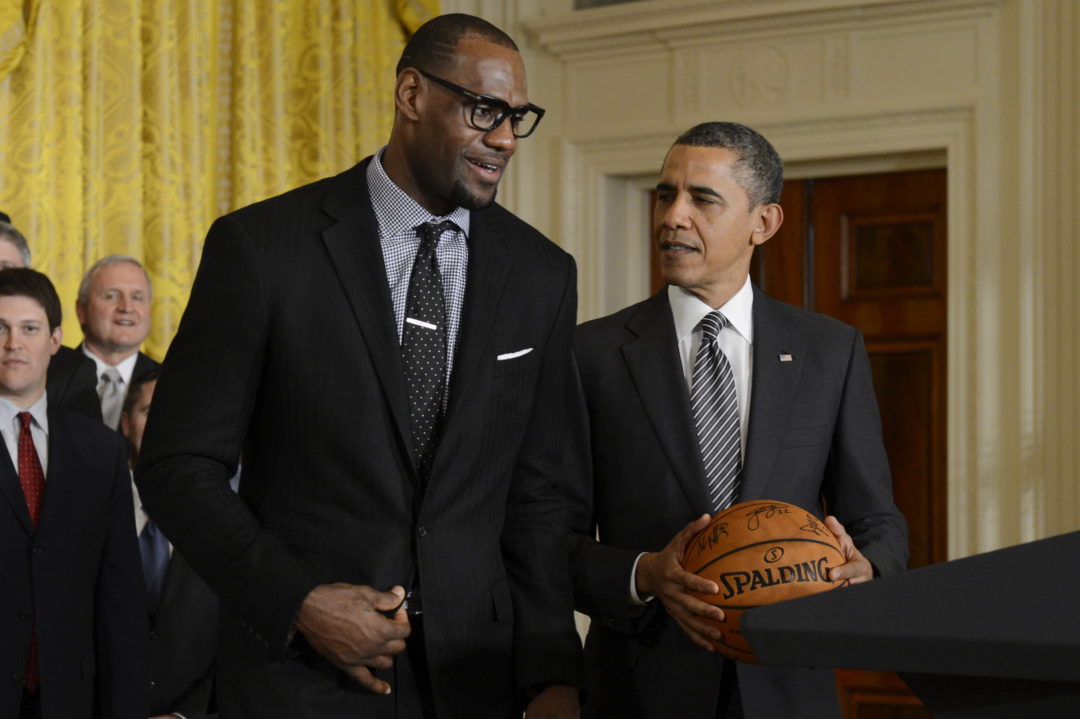 LeBron James Barack Obama