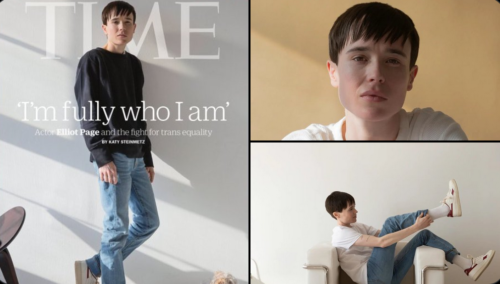 Elliot Page, el primer hombre trans en la portada de Time ...