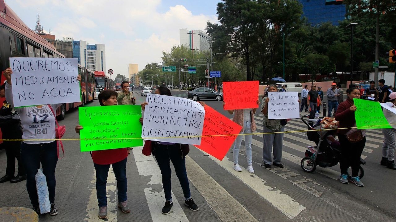 Padres de niños con cáncer