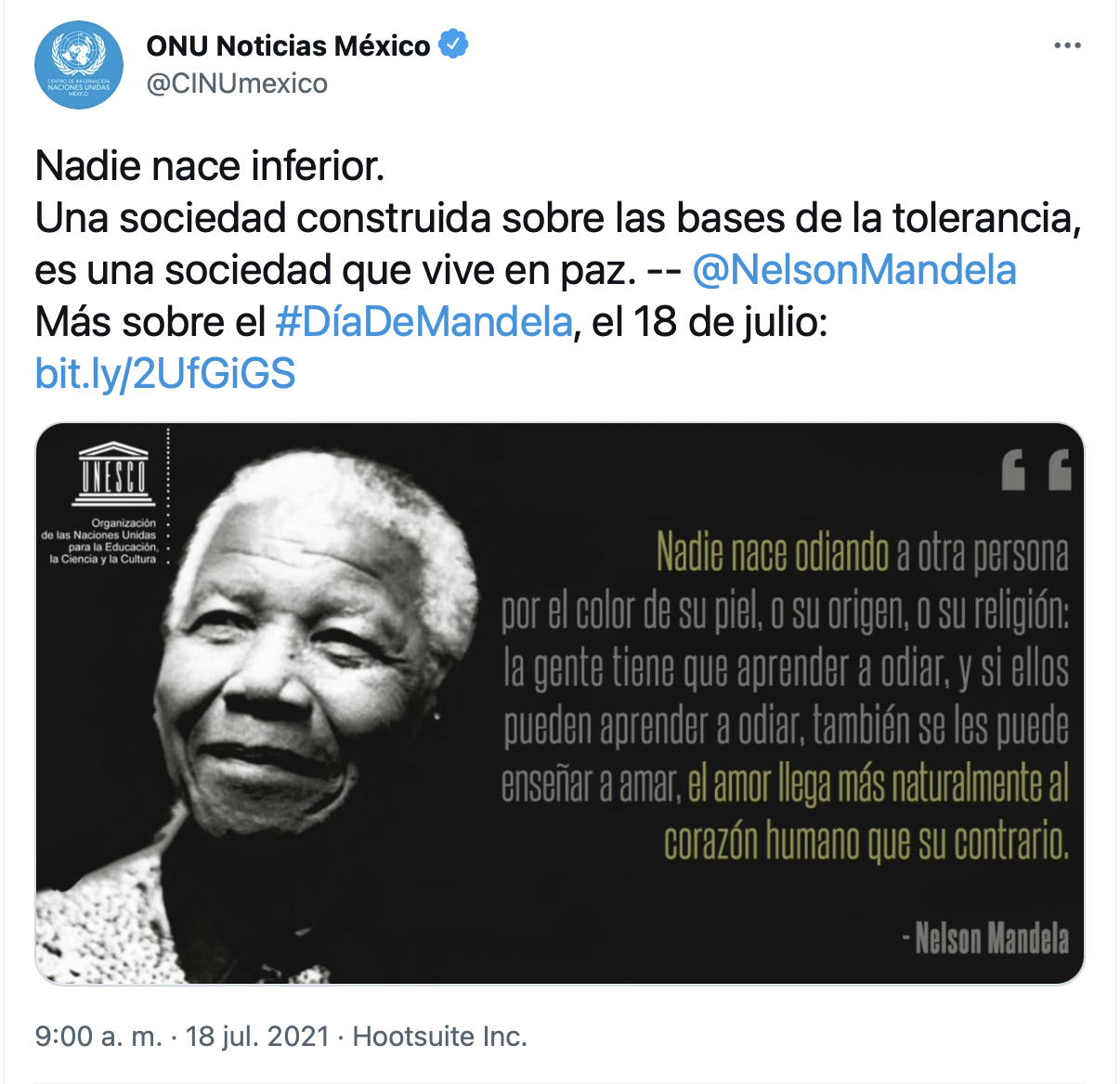 nelson Mandela aniversario 