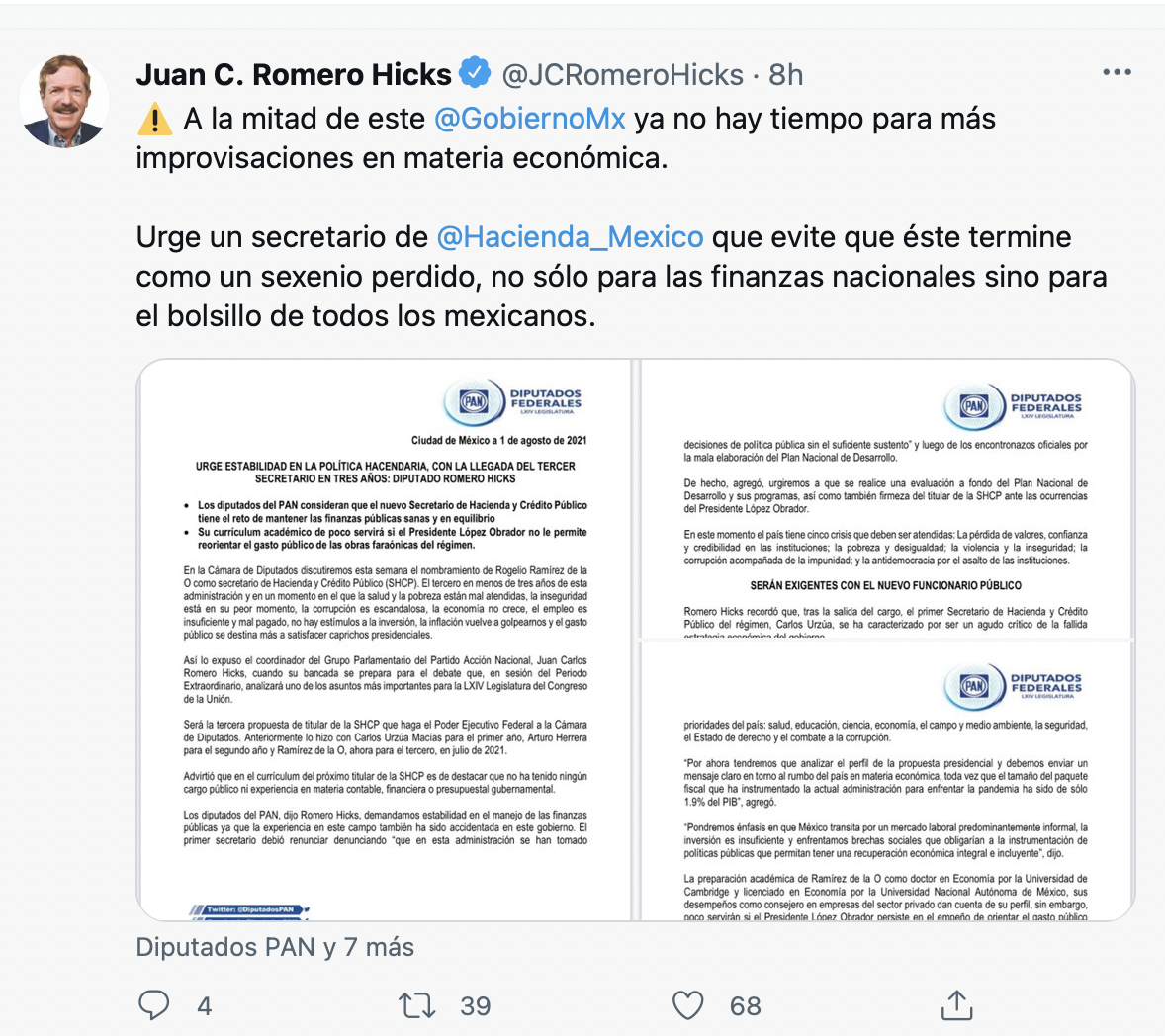 Juan Carlos Romero Hicks