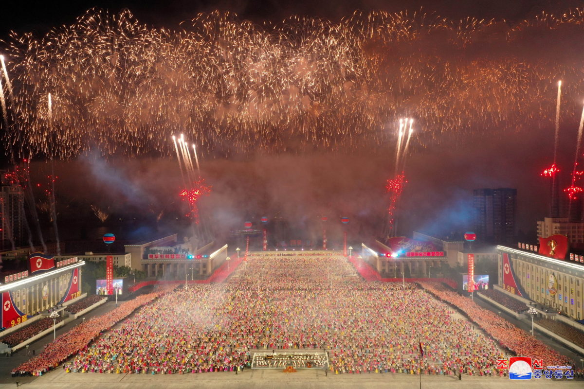 Desfile militar en Corea del Norte 