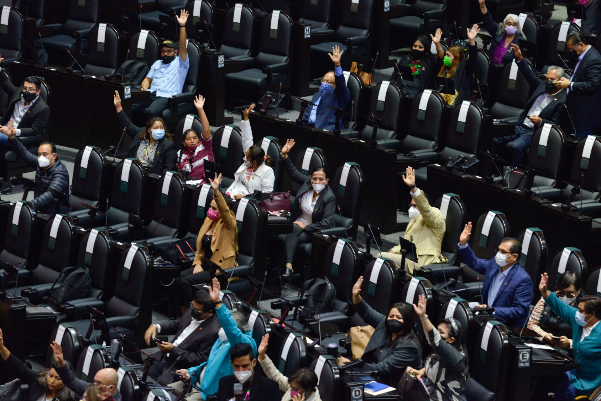 Sesión ordinaria semipresencial de la Cámara de Diputados/Foto: cuartoscuro