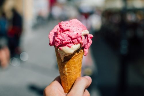 Helado en cono